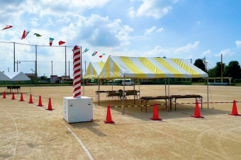 イベント施工の様子1